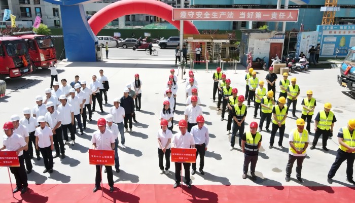 正式開工！涼州區(qū)金羊鎮(zhèn)三盤磨片區(qū)失地農(nóng)民棚戶區(qū)改造安置房建設(shè)項(xiàng)目（二期）附屬工程開工儀式隆重舉行